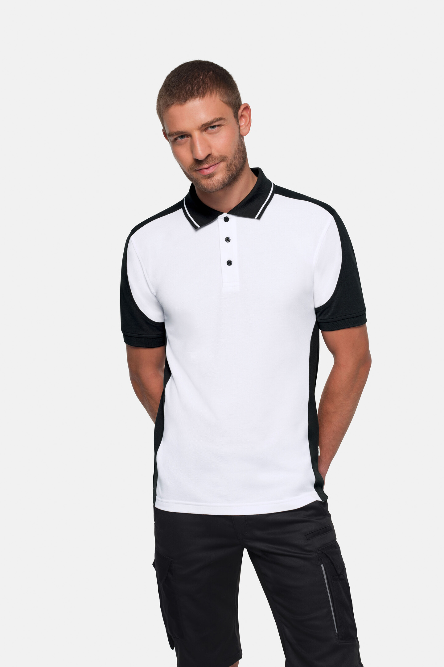 HAKRO Poloshirt Contrast  MIKRALINAR® ECO